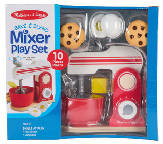 Thumbnail 1: Melissa & Doug 10 Pc Bake & Blend Mixer Play Set  