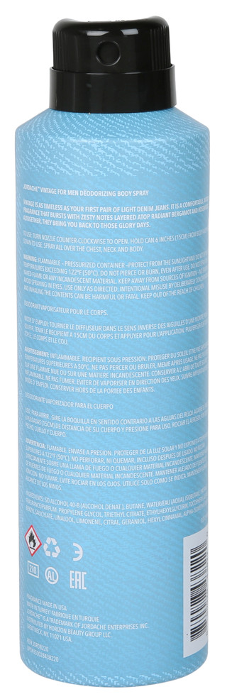 Thumbnail 2: Jordache 6 oz Men's Vintage Deodorizing Body Spray 