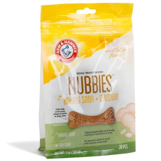 Thumbnail 1: Arm & Hammer 20 Pc Peanut Butter Nubbies Dog Dental Treats 