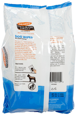 Thumbnail 2: Palmer's 100 ct Dog Wipes with Cocoa Butter & Vitamin E 