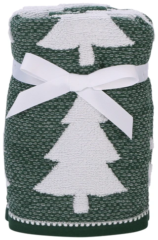 Thumbnail 1: Caro Home 2 Pk Christmas Tree Hand Towels  