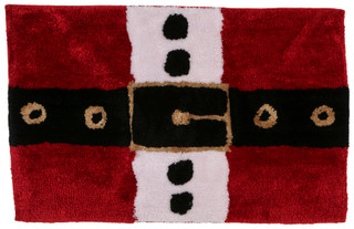 Thumbnail 1: Caro Home 20x32 Santa's Belt Bath Mat  