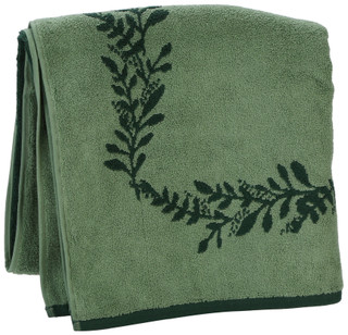 Thumbnail 1: MARTHA STEWART EVERYDAY 28x54 Garland Border Bath Towel  