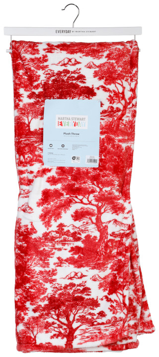 Thumbnail 1: MARTHA STEWART EVERYDAY 60x70 Toile Plush Throw  