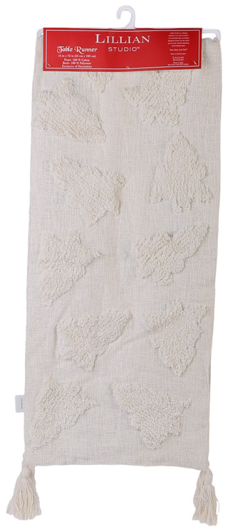 Thumbnail 1: Lillian Studio Tufted Tree Table Runner 