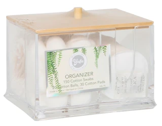 Thumbnail 1: YAFA 4-Compartment Filled Beauty Organizer 