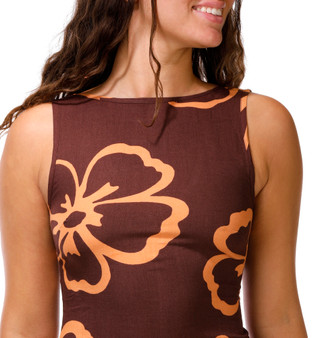 Thumbnail 3: BILLABONG Juniors Sleeveless Tropical Bloom Maxi Dress 