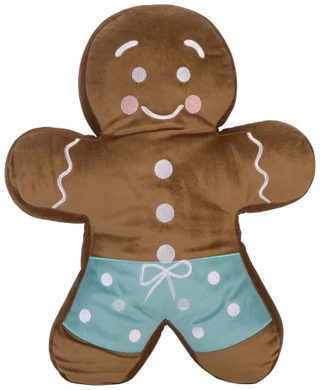 Thumbnail 1: Mina Victory Gingerbread Beach Boy Throw Pillow  