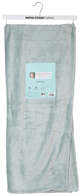 Thumbnail 1: MARTHA STEWART EVERYDAY 60x70 Solid Plush Throw  