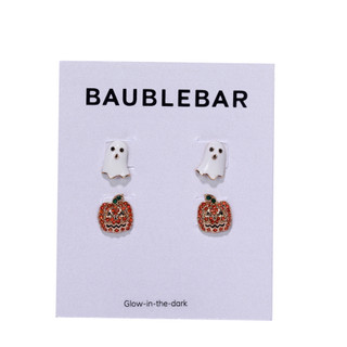Thumbnail 1: Baublebar 2 Pk Gold Tone Spooky Vibes Stud Earrings Set 