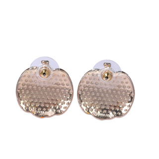 Thumbnail 2: Baublebar Gold Tone Halloween Jack-O-Lantern Stud Earrings  
