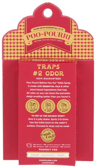 Thumbnail 2: POO-POURRI 3 Pk Christmas On the Go Toilet Spray  