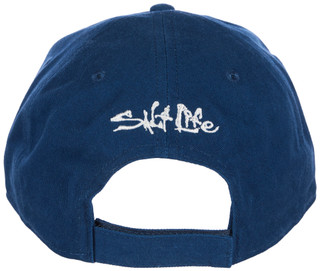Thumbnail 2: Salt Life Men's Bone Fish Crest Hat  