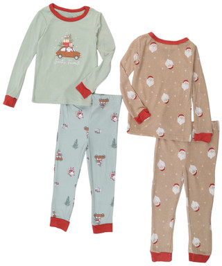 Thumbnail 1: Goodnight Llama Toddler Boys 4 Pc Christmas Pajama Pants Set 