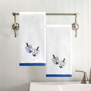 Thumbnail 4: AVANTI Avanti Dreidel 2-Pack Hand Towel Set 