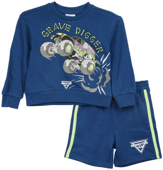 Thumbnail 1: Monster Jam Toddler Boys 2 Pc Shorts Set 