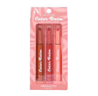 Thumbnail 1: Absolute New York 3 Pk All-In-One Color Balms 