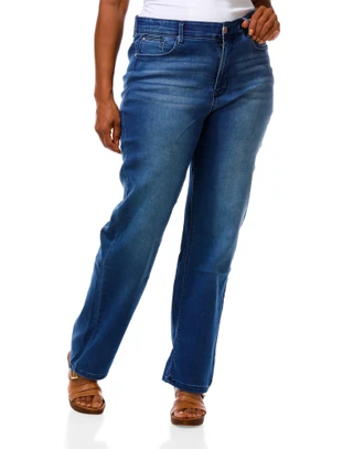 Thumbnail 3: Angels Forever Young Women's Plus Bootcut Jeans 