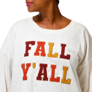 Thumbnail 2: Sable Sky Women's Plus Fall Yall Sweatshirt  