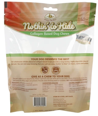 Thumbnail 2: Fieldcrest Farms 4 Pk Christmas Gingerbread Men Collagen Based Dog Chews 