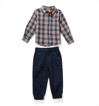 Thumbnail 1: Wrangler Toddler Boys 2 Pc Pants Set 