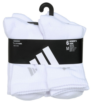 Thumbnail 1: Adidas Women's 6 Pk Climacool Cushioned Crew Socks 