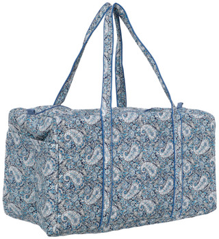 Thumbnail 2: Traveland 22 in Quilted Duffle Bag with Interior & Exterior Pockets 
