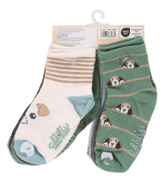 Thumbnail 2: Capelli New York Toddler Boys 10 Pk Non-Slip Socks 