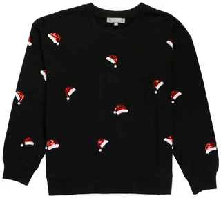 Thumbnail 1: Marled Women's Plus Christmas Sequin Sweatshirt 