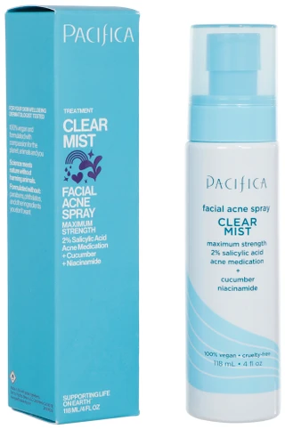 Thumbnail 1: Pacifica 4 oz Clear Mist Facial Acne Spray 