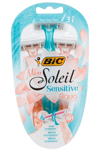 Thumbnail 1: BIC 3 Pk Miss Soleil Sensitive 3-Blade Razors 