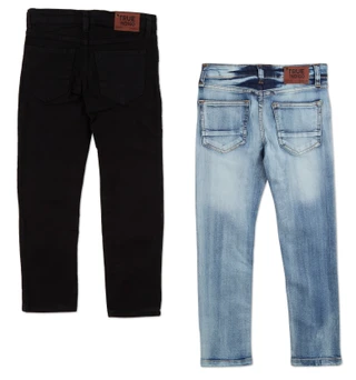 Thumbnail 2: True Indigo Big Boys 2 Pk Slim Stretch Jeans  