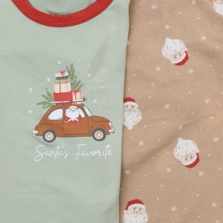 Thumbnail 2: Goodnight Llama Toddler Boys 4 Pc Christmas Pajama Pants Set 