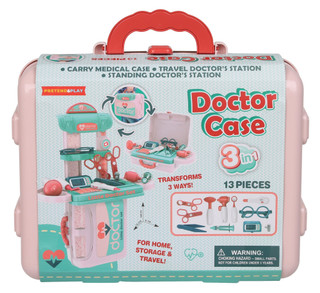 Thumbnail 2: Brooklyn Lollipop 13 Pc Pretend and Play Doctor Case Toy  