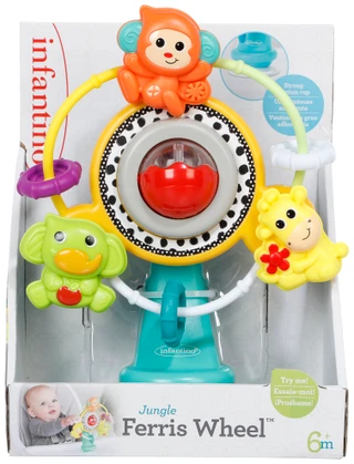 Thumbnail 1: Infantino Jungle Ferris Wheel Baby Toy 
