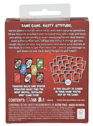 Thumbnail 2: Mattel Uno Show 'Em No Mercy Card Game 