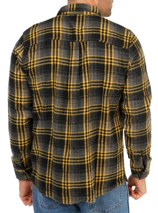 Thumbnail 2: Smith's Workwear Men's Long Sleeve Brushed Flannel Button Down Shirt 