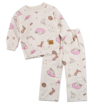 Thumbnail 1: Disney Little Girls 2 Pc Pants Set  