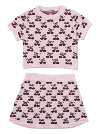 Thumbnail 1: Vince Camuto Little Girls 2 Pc Skirt Set  