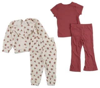 Thumbnail 2: Nannette Toddler Girls 4 Pc Pants Set 