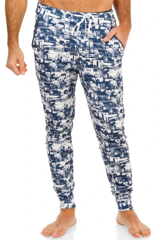 Thumbnail 1: Body Glove Men's Printed Jogger Lounge Pants 