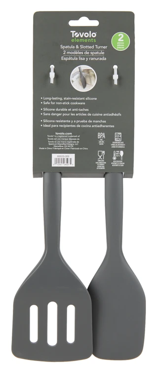 Thumbnail 2: TOVOLO 2 Pc Spatula & Slotted Turner Set 