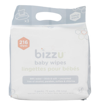 Thumbnail 1: Bizzu 3 Pk Baby Wipes 