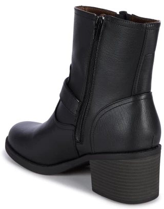 Thumbnail 2: Blowfish Malibu Women's Maeve Double Buckle Block Heel Ankle Boots  