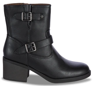 Thumbnail 3: Blowfish Malibu Women's Maeve Double Buckle Block Heel Ankle Boots  