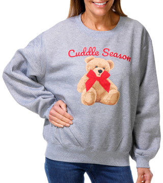 Thumbnail 1: Chaser Women's Christmas Teddy Bear Sweatshirt 