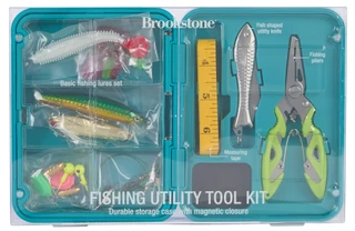 Thumbnail 1: Brookstone Fishing Utility Tool Kit with Case 