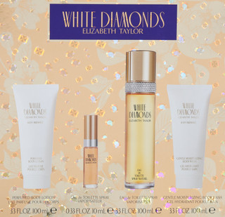 Thumbnail 2: Elizabeth Taylor Women's 4 Pc White Diamonds Fragrance Gift Set 