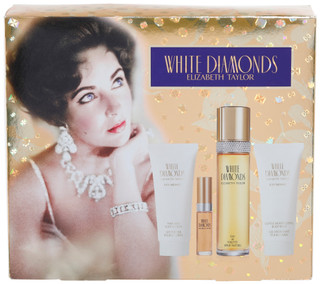 Thumbnail 1: Elizabeth Taylor Women's 4 Pc White Diamonds Fragrance Gift Set 
