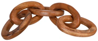 Thumbnail 1: Total Home Ltd. 23 in Wooden Chain Link Home Accent 